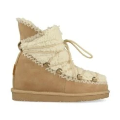 Dameslaarzen Gioseppo D'hiver Beiges à Lacets