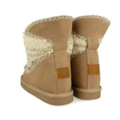 Dameslaarzen Gioseppo D'hiver Beiges à Lacets -Buffalo Winkel 46486 p camel 3