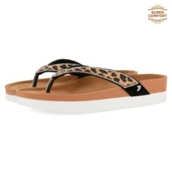 Dames Slippers Gioseppo Flager -Buffalo Winkel 59627 p leopardo 5