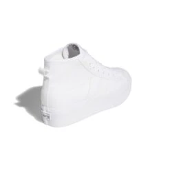 Dames Sportschoenen Adidas Originals Nizza Platform Mid -Buffalo Winkel adidas originals fy2782 7 footwear photography back lateral top view white 000