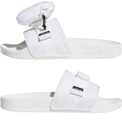 Vrouwenslippers Adidas Originals Pouchylette -Buffalo Winkel adidas gz4329 10 footwear photography mirrored pair view white