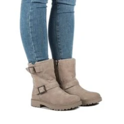 Dameslaarzen Van Bont En Suède Blackstone WL14 -Buffalo Winkel blackstone wl14.teak 2