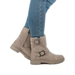 Dameslaarzen Van Bont En Suède Blackstone WL14 -Buffalo Winkel blackstone wl14.teak 4