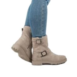 Dameslaarzen Van Bont En Suède Blackstone WL14 -Buffalo Winkel blackstone wl14.teak 5