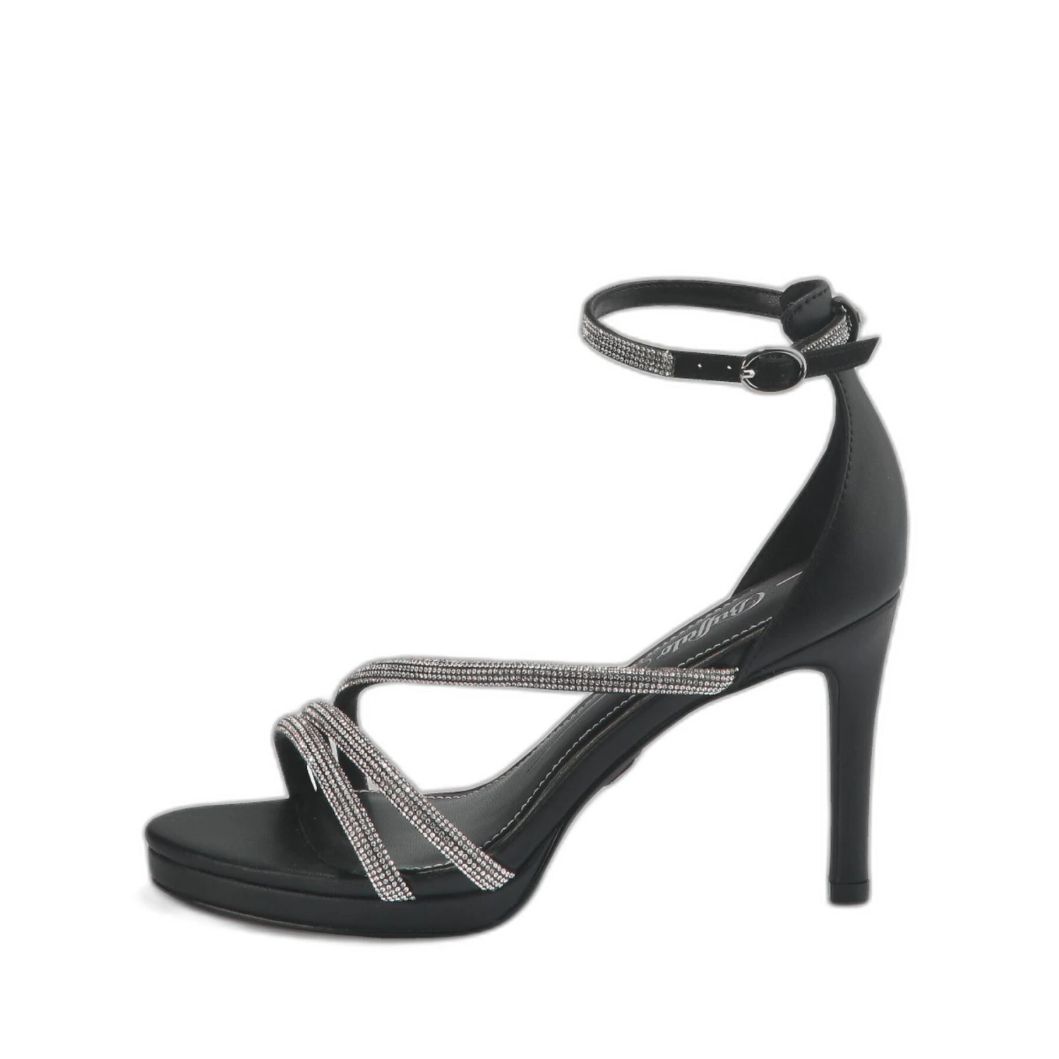 Dames Sandalen Met Suède Hak Buffalo Serena Shine 1 Dames Sandalen Met Suède Hak Buffalo Serena Shine