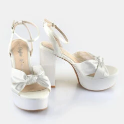 Damessandalen Buffalo Kya Bow - Vegan Satin -Buffalo Winkel buffalo 1291547 04 nw0224