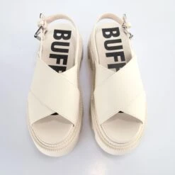 Dames Plateausandalen Buffalo Flora Cross -Buffalo Winkel buffalo 1602125 1