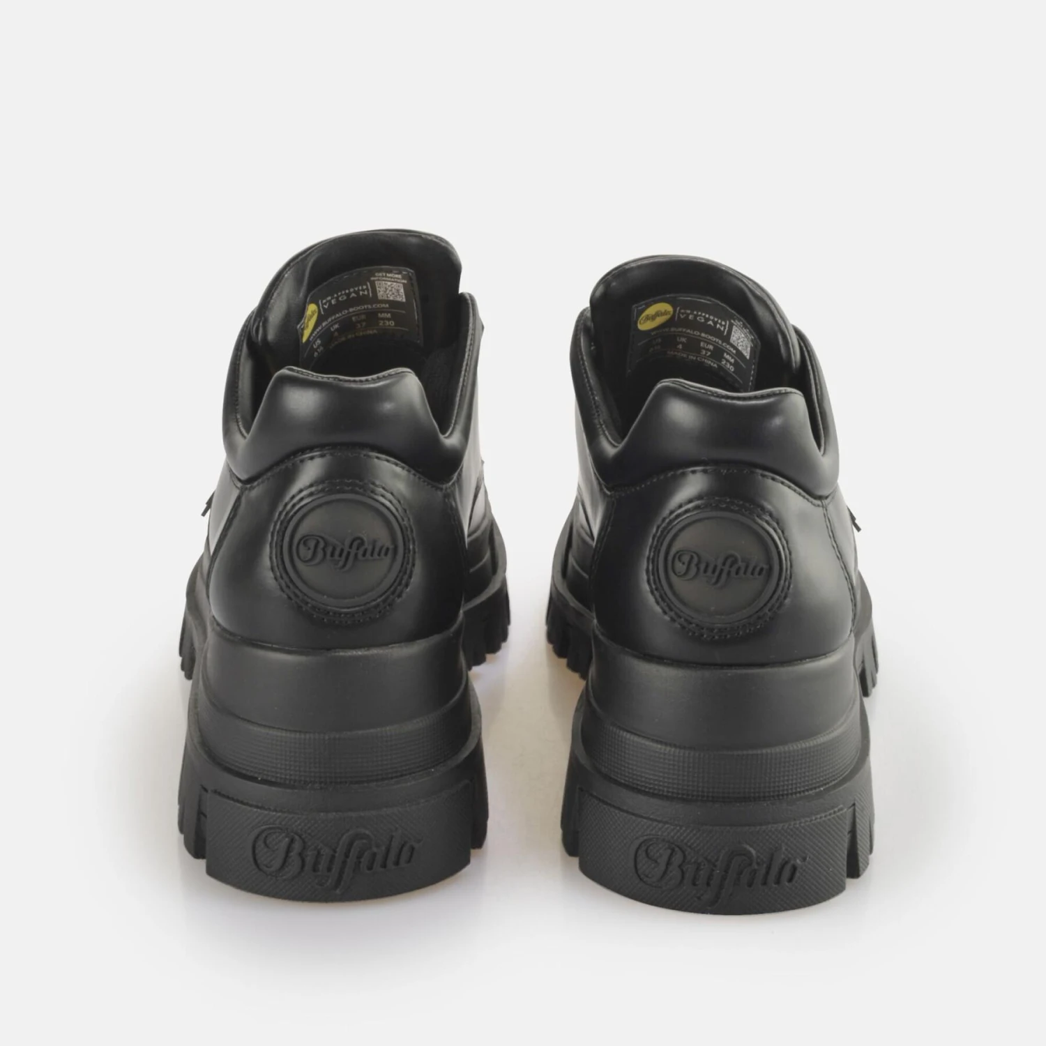 Dames Derbie Buffalo Aspha Cls Steel - Vegan Nappa 4 Dames Derbie Buffalo Aspha Cls Steel - Vegan Nappa - Image 4