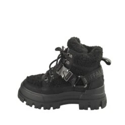 Dameslaarzen Buffalo Aspha Com Mid Warm - Vegan Nubuck/Fur