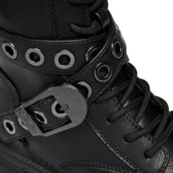 Dameslaarzen Buffalo Gospher Lace Up - Vegan Nappa Mid -Buffalo Winkel buffalo 1622351 noir 5