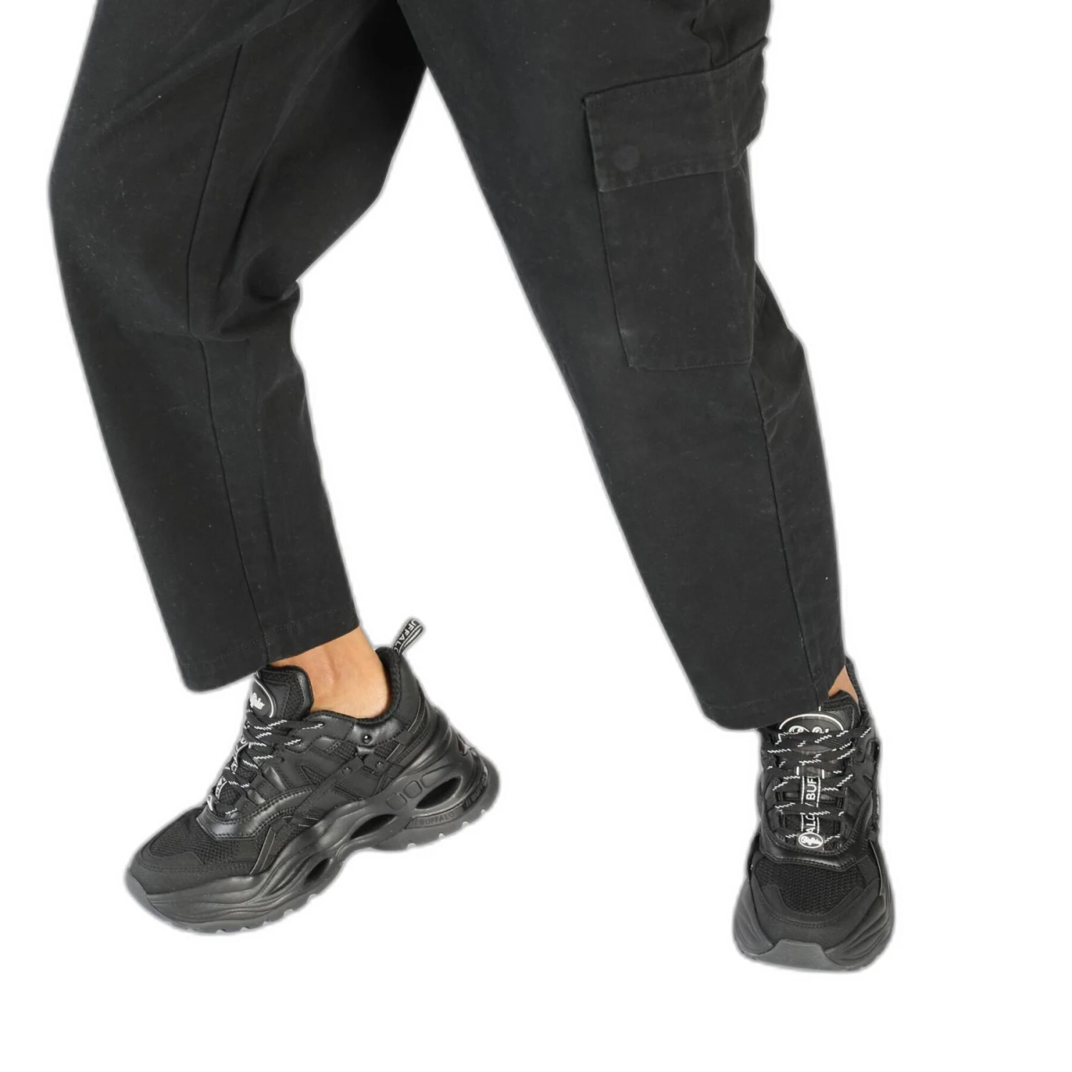 Vrouwentrainers Van Veganistisch Nappa Mesh Buffalo Triplet Hollow 2 Vrouwentrainers Van Veganistisch Nappa Mesh Buffalo Triplet Hollow - Image 2