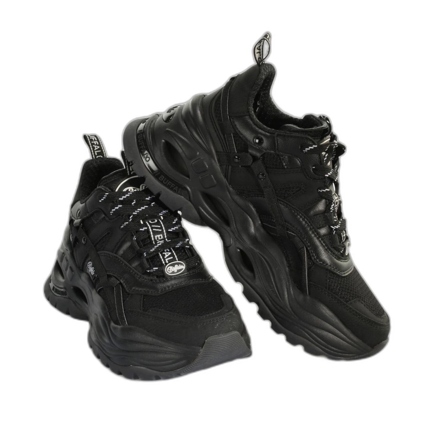 Vrouwentrainers Van Veganistisch Nappa Mesh Buffalo Triplet Hollow 3 Vrouwentrainers Van Veganistisch Nappa Mesh Buffalo Triplet Hollow - Image 3