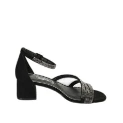 Dames Sandalen Met Suède Hak Buffalo Lilly Glam -Buffalo Winkel buffalo 1650016 black 1