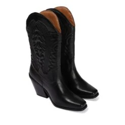 Dameslaarzen Gioseppo Herlev -Buffalo Winkel gioseppo 70761 p negro 3